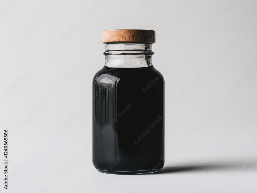 Liquid Himalayan Shilajit resin in jar Liquid Himalayan Shilajit resin in jar