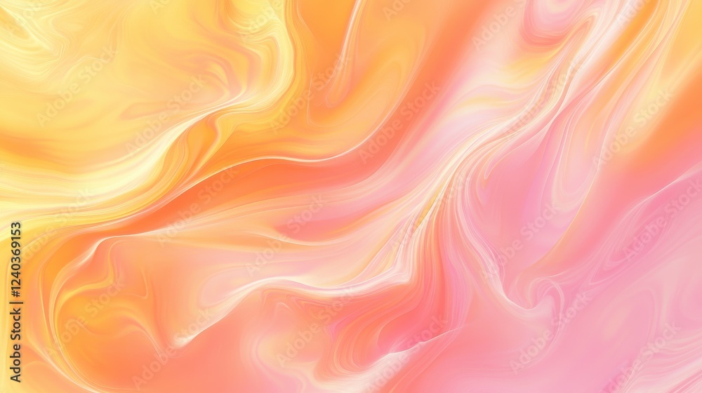 Obraz premium Stunning Abstract Liquid Art Design with Soft Pastel Colors