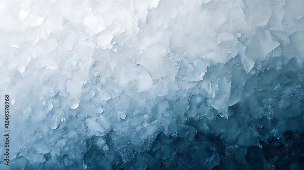 Obraz premium Ice surface texture, for background or art, gradient