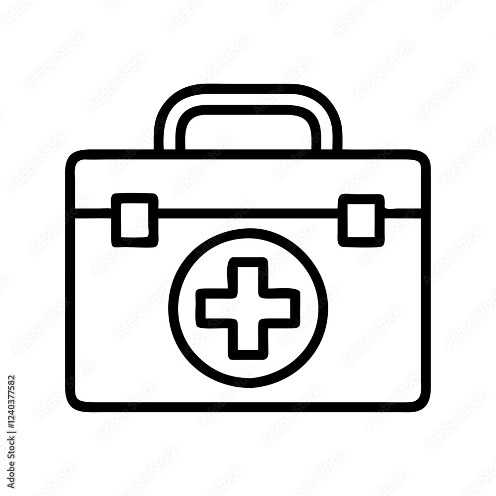 First Aid Kit Medical Vector Line Icon
First Aid Kit Medical Vector Line Icon