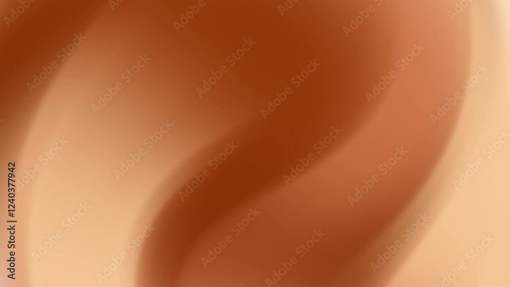 Abstract orange tones form a smooth curved gradient background suitable for modern designs, digital art projects, banners, website backgrounds.