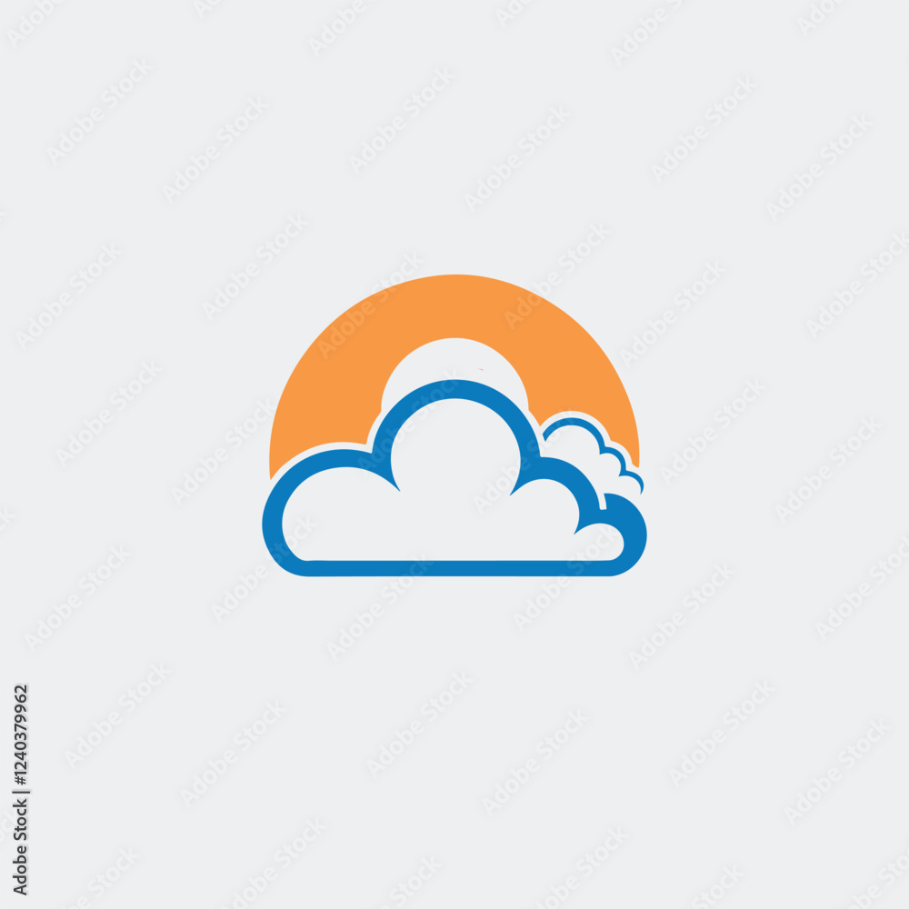Cloud logo, cloud icon, network, vector, data, technology branding fully editable vector logo template Cloud logo, cloud icon, network, vector, data, technology branding fully editable vector logo template