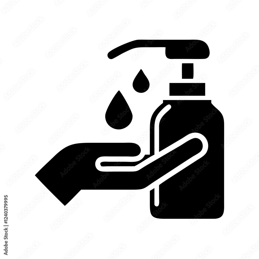 Hand Sanitizer Dispenser Hygiene Vector Icon
Hand Sanitizer Dispenser Hygiene Vector Icon