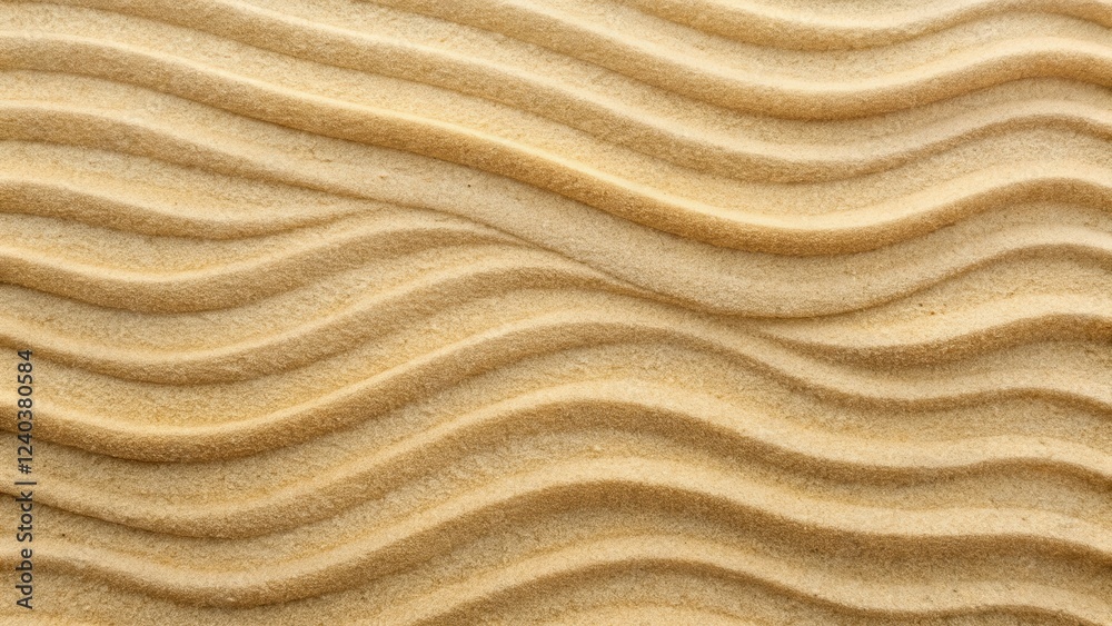 Serene Undulating Sand Texture A Background of Gentle Waves in Golden Hues Serene Undulating Sand Texture A Background of Gentle Waves in Golden Hues