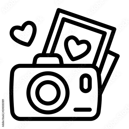 This Wedding photography icon is suitable for Wedding, Valentine, etc.