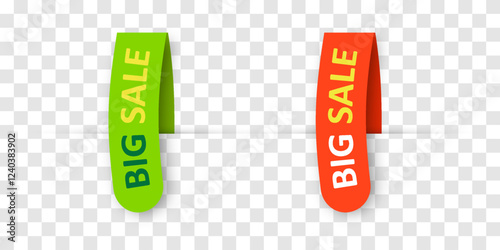 Vector sales label collection. Special offer, discount offer, best price, for promotion media design. Vector illustration isolated on png background
