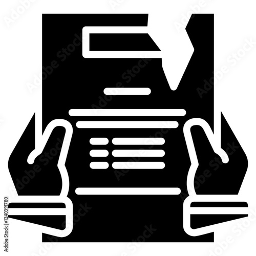 Contract Breach Icon