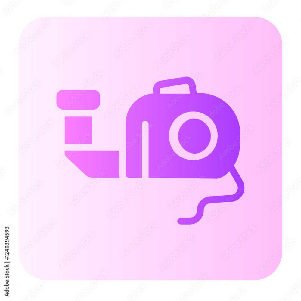 measuring tape gradient icon measuring tape gradient icon