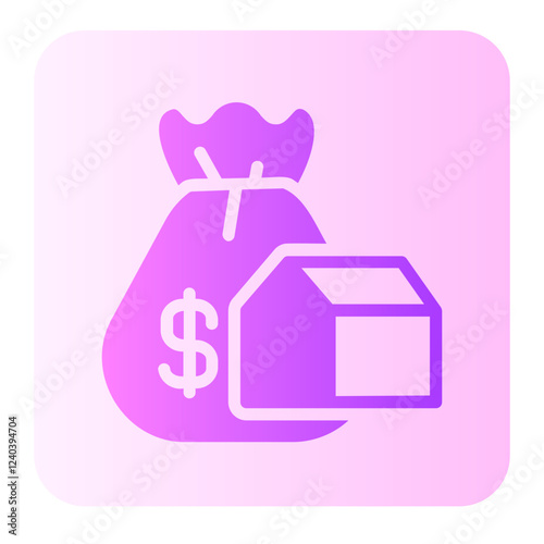 budget gradient icon