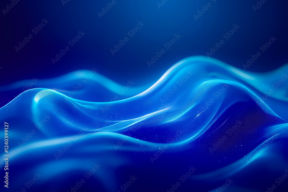 A blue wave background with a dark blue background A blue wave background with a dark blue background