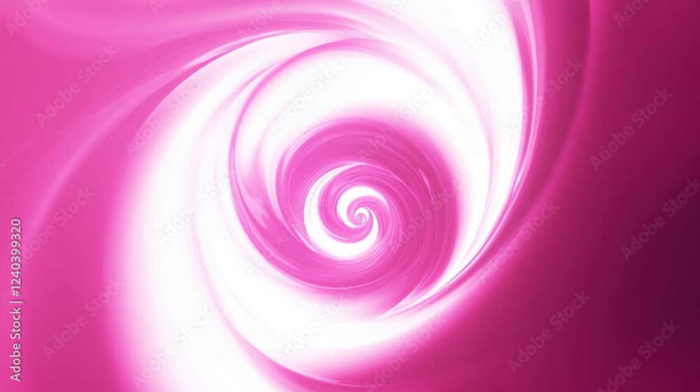 Obraz premium Mesmerizing Abstract Pink and White Spiral Design