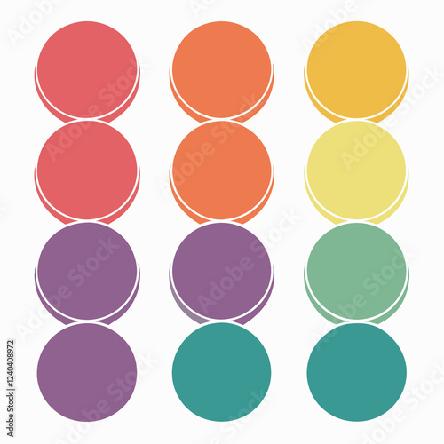 background with colorful circles