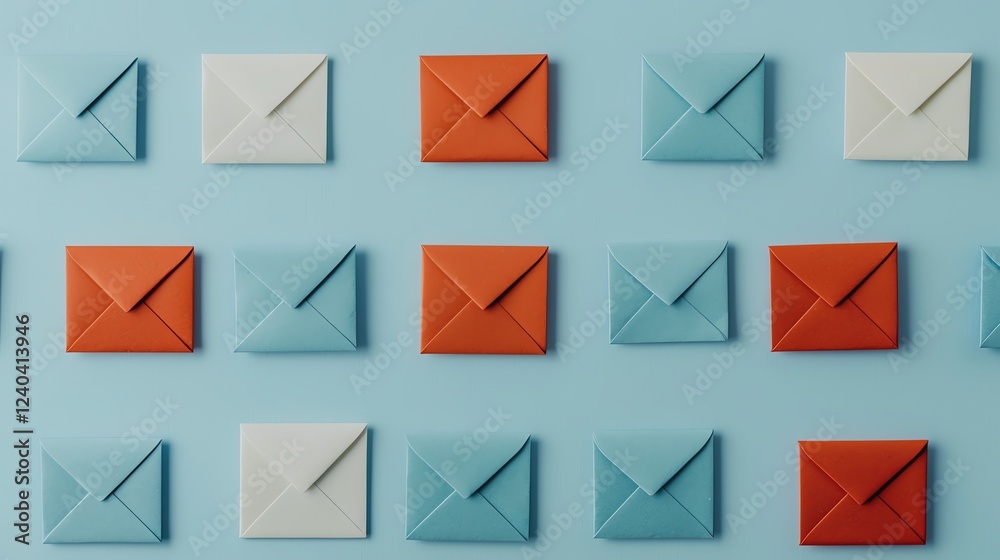 Explosive email marketing growth, abstract digital success metrics