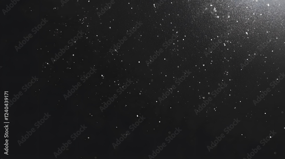 Abstract Dark Background with Glowing Particles Dust Overlay Abstract Dark Background with Glowing Particles Dust Overlay