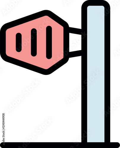 Windsock indicating wind direction and speed, essential for safe airport operations