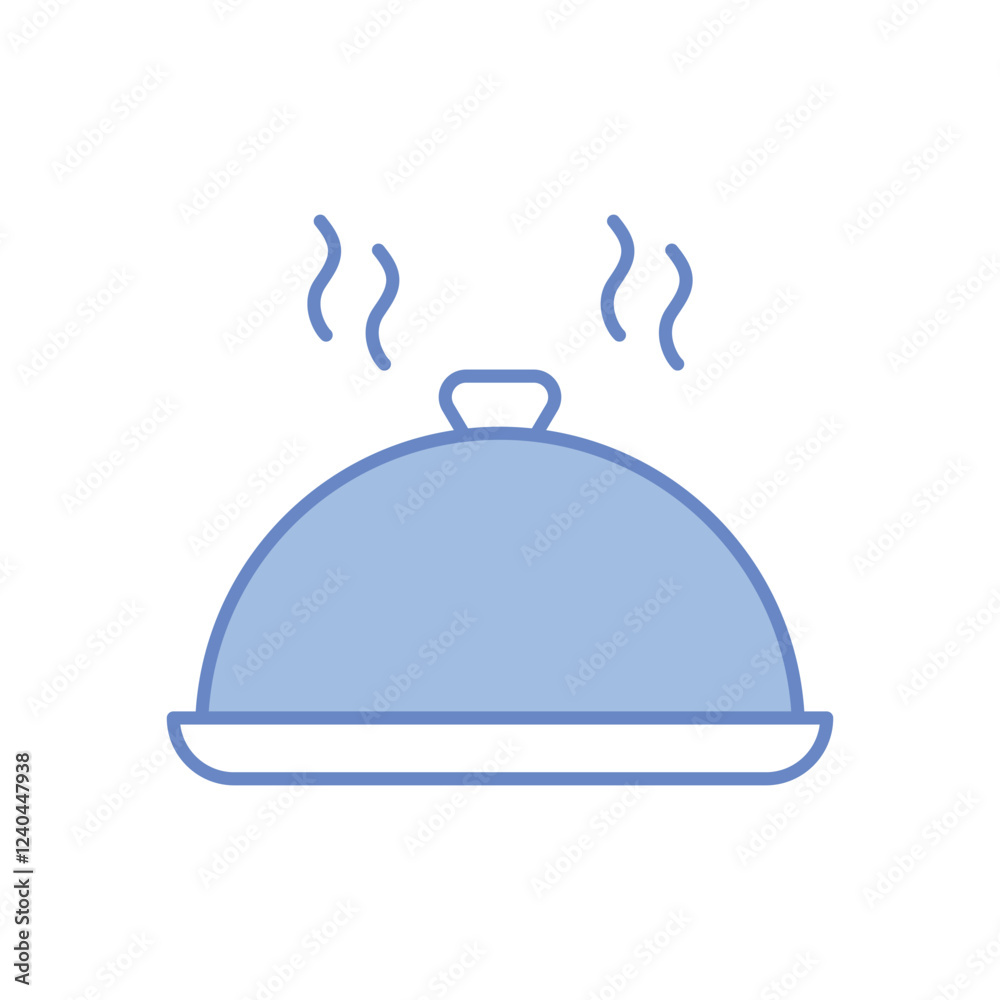 Obraz premium Food Tray vector icon