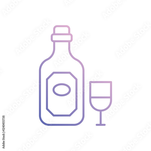 Wine vector icon
