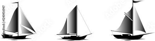 set of sail ships 