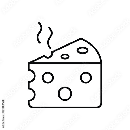 Cheese  vector icon
