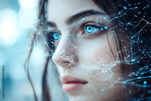 WEB3 technology concept, showcasing decentralized blockchain networks and distributed social connections in the next generation the internet