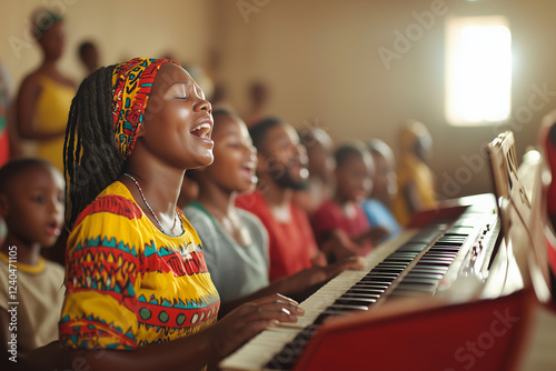 Diverse congregation celebr...