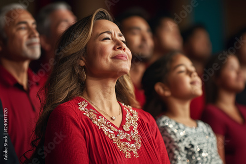 Diverse congregation celebr...