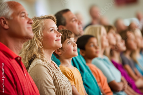 Diverse congregation celebr...