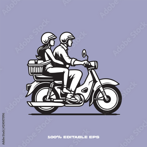 motorcycles with girlfriend