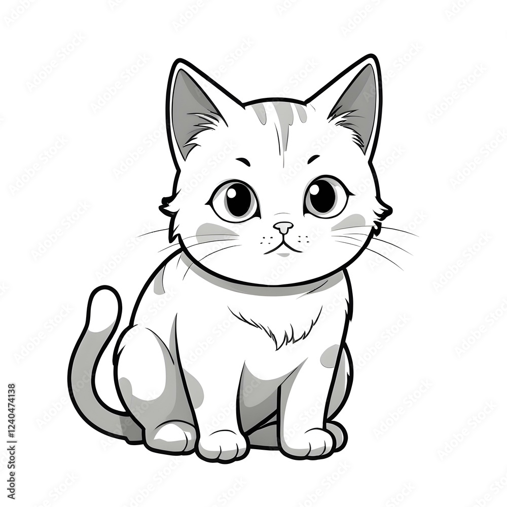 An illustration of a cat An illustration of a cat