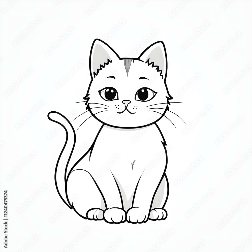 An illustration of a cat An illustration of a cat