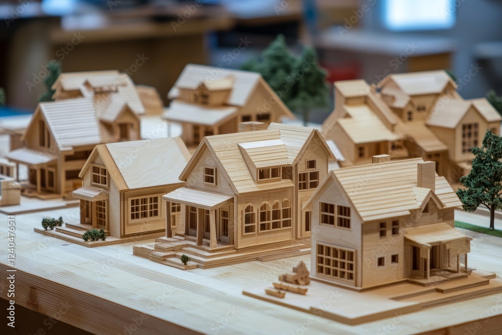 House Model Over Reverse Mortgage Blocks, House Model Over Reverse Mortgage Blocks,