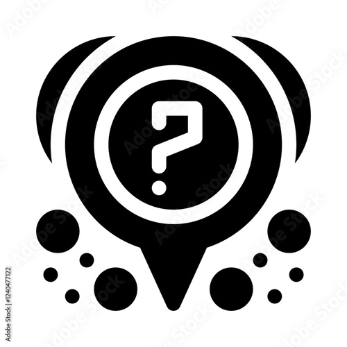 Question mark glyph icon