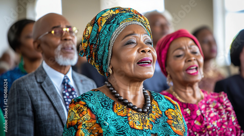 Diverse congregation celebr...