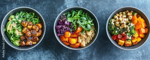 Wallpaper Mural Assortment of healthy superfoods in bowls on display Torontodigital.ca