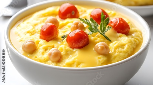 Wallpaper Mural Creamy Chickpea and Tomato Bowl Delicious Food Torontodigital.ca