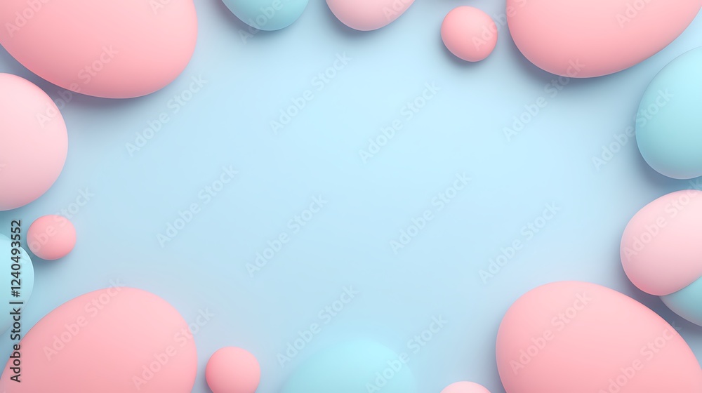 Soft Colorful Pastel Background with Pink and Blue Elliptical Shapes for Creative Projects and Designs Soft Colorful Pastel Background with Pink and Blue Elliptical Shapes for Creative Projects and Designs