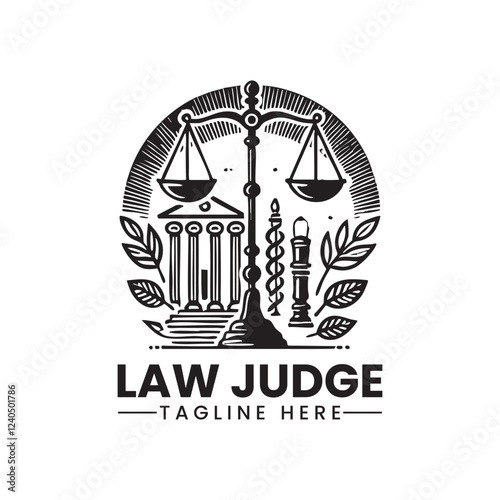 Justice Law Logo Design Vector Law Establish a powerful and trustworthy brand identity with this meticulously crafted Justice Law Logo