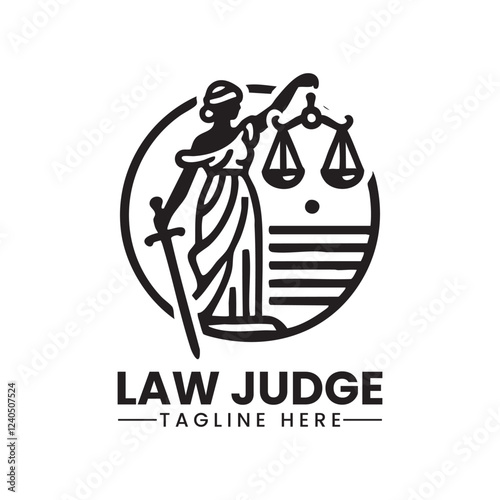 Justice Law Logo Design Vector Law Establish a powerful and trustworthy brand identity with this meticulously crafted Justice Law Logo