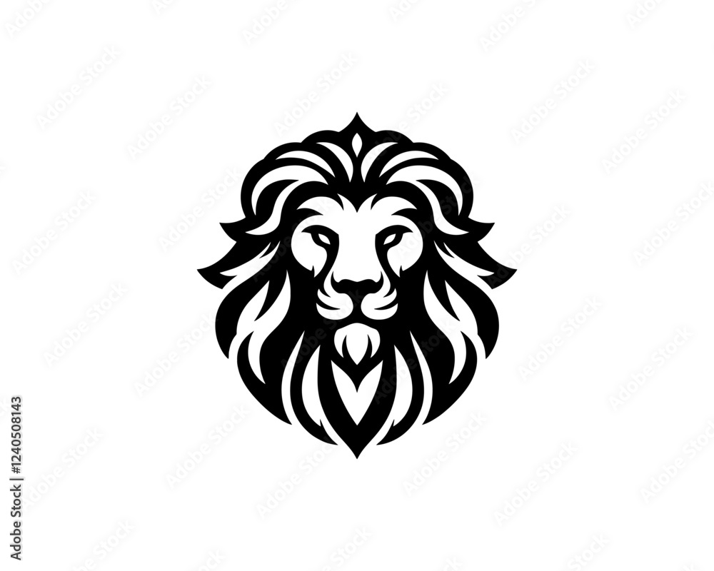 Obraz premium lion head icon