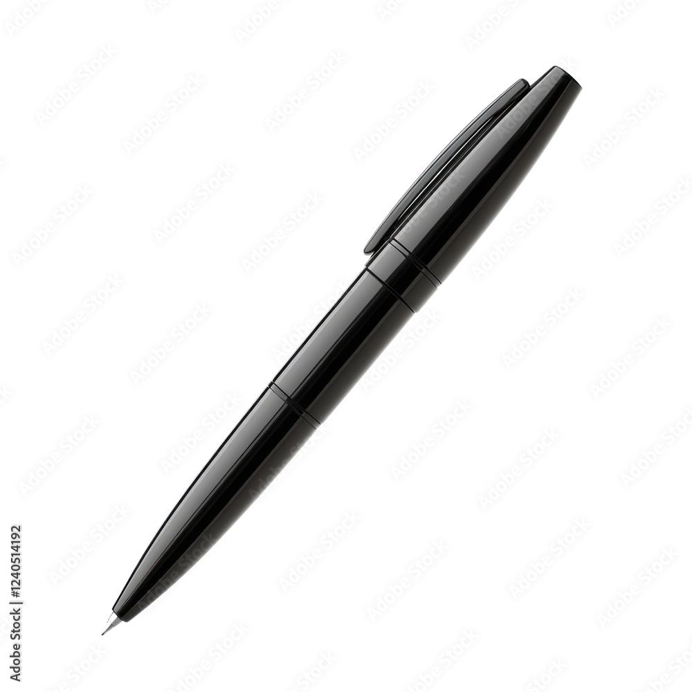 A 3D icon of a pen with a transparent background. A 3D icon of a pen with a transparent background.