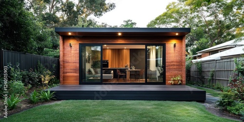 Modern Wooden Studio: Backyard Retreat Design