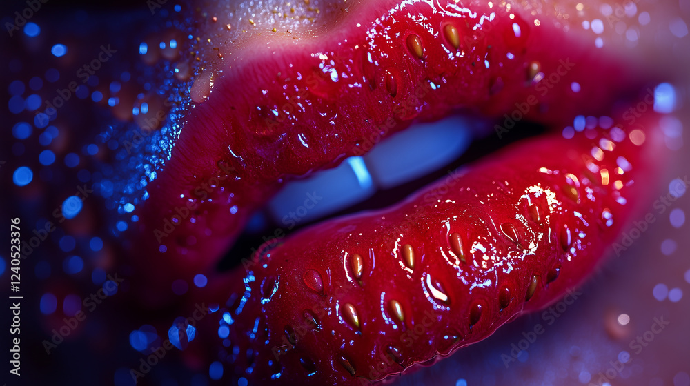 Lips like strawberries Lips like strawberries