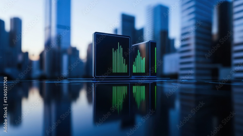 Futuristic smart city growth urban landscape realistic photography modern metropolis aerial view innovative technology Futuristic smart city growth urban landscape realistic photography modern metropolis aerial view innovative technology