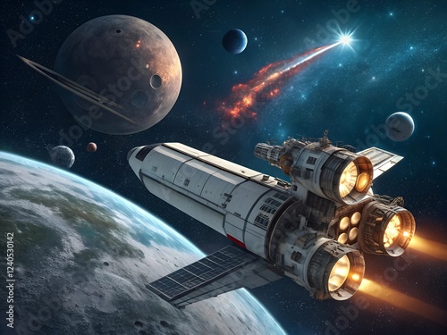 Wallpaper Mural  Digital art, science fiction projects, and space-themed designs featuring detailed spacecraft elements and realistic
 Torontodigital.ca