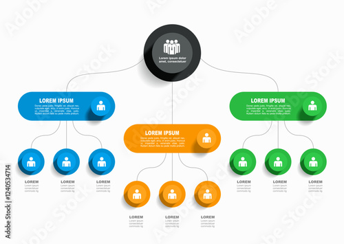 Infographic design template with place for your data. Vector illustration.