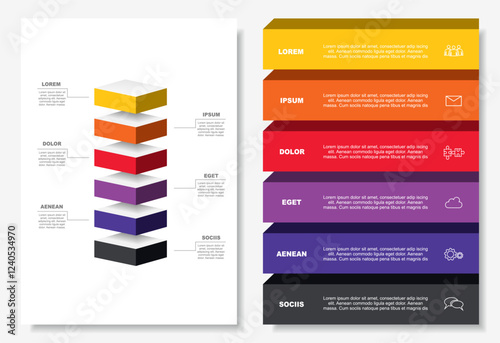 Infographic design template with place for your data. Vector illustration.