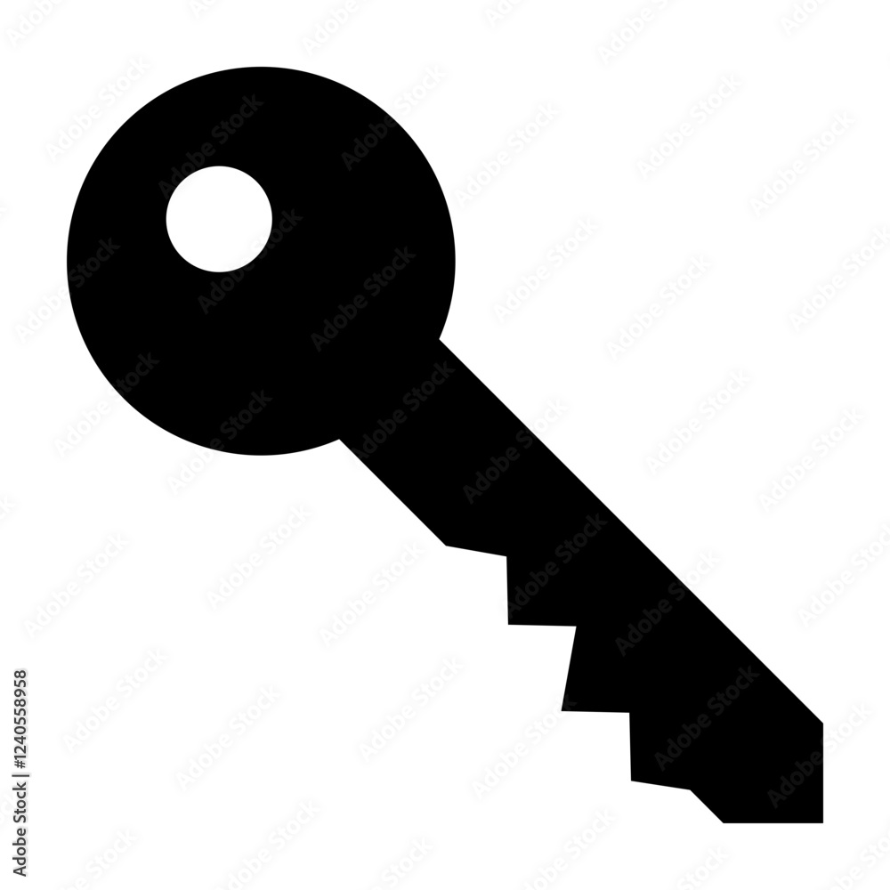 Key Glyph Icon Design