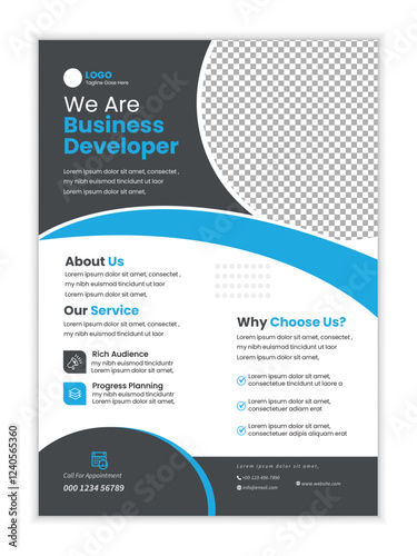 Enhance your brand visibility with this high-quality business flyer, designed for corporate marketing, product launches, and business events. Featuring a modern, sleek design with bold typography.