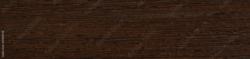 Dark and textured wenge veneer with distinctive linear wood grain