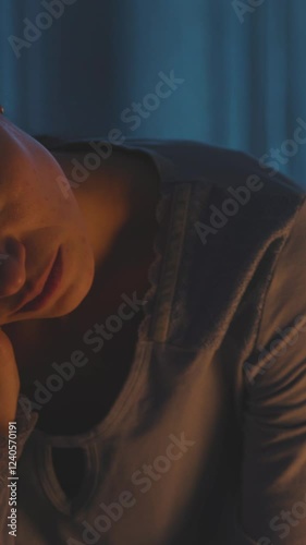 Young woman suffering from insomnia